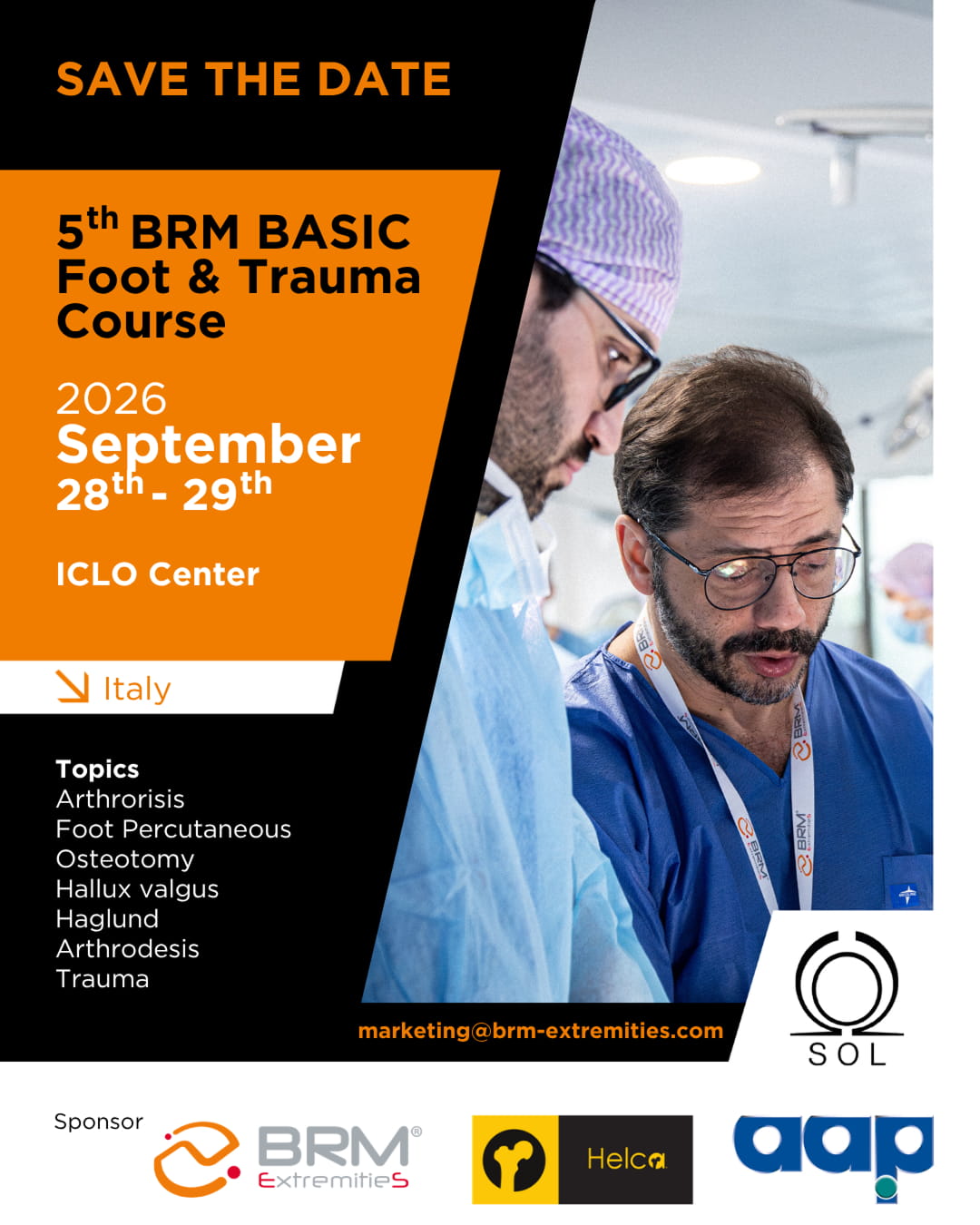 5th BRM Basic Foot & Trauma Course 1